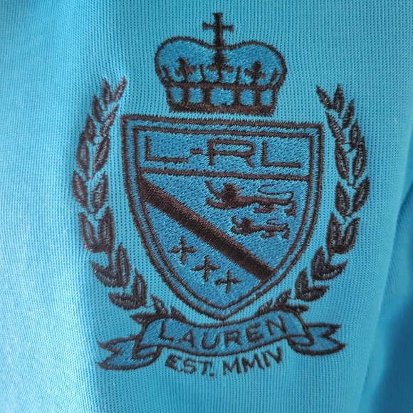 Lauren Ralph Lauren Womens Cropped Knit Full Zip Active Jacket✨️sz L - Picture 7 of 16